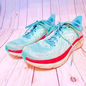 Hoka Clifton size 8.5, custom crystals